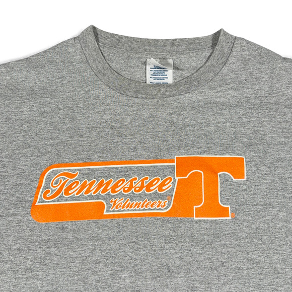 Vintage Tennessee Volunteers Shirt Adult LARGE Gray College University NCAA Y2K - Picture 2 of 6